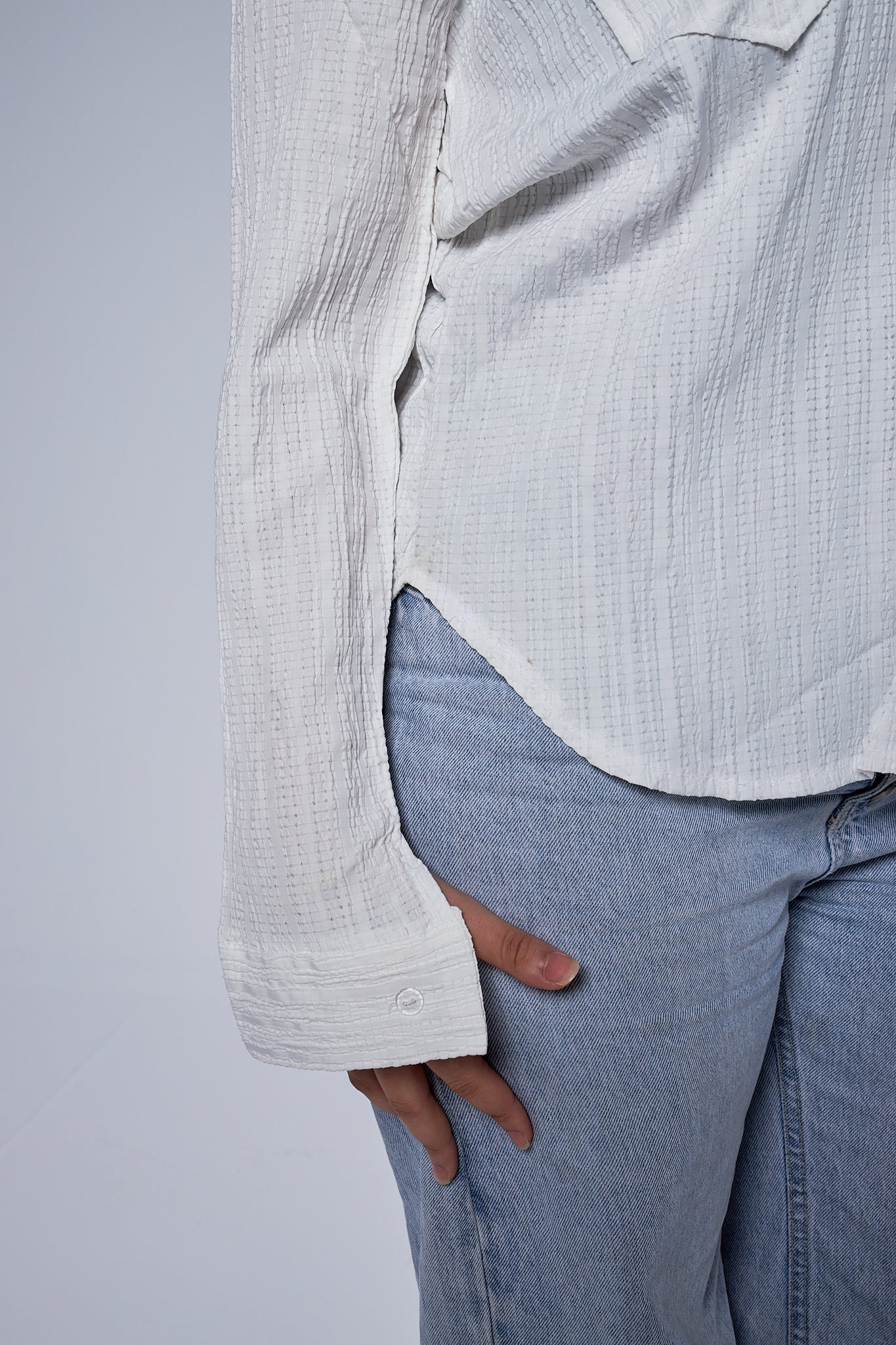 Sleeves Linen Shirt