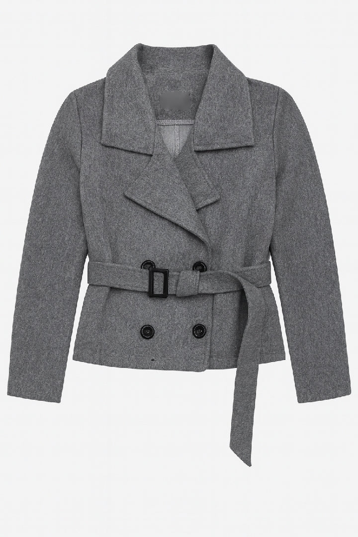 Classic Wool Trench Jacket