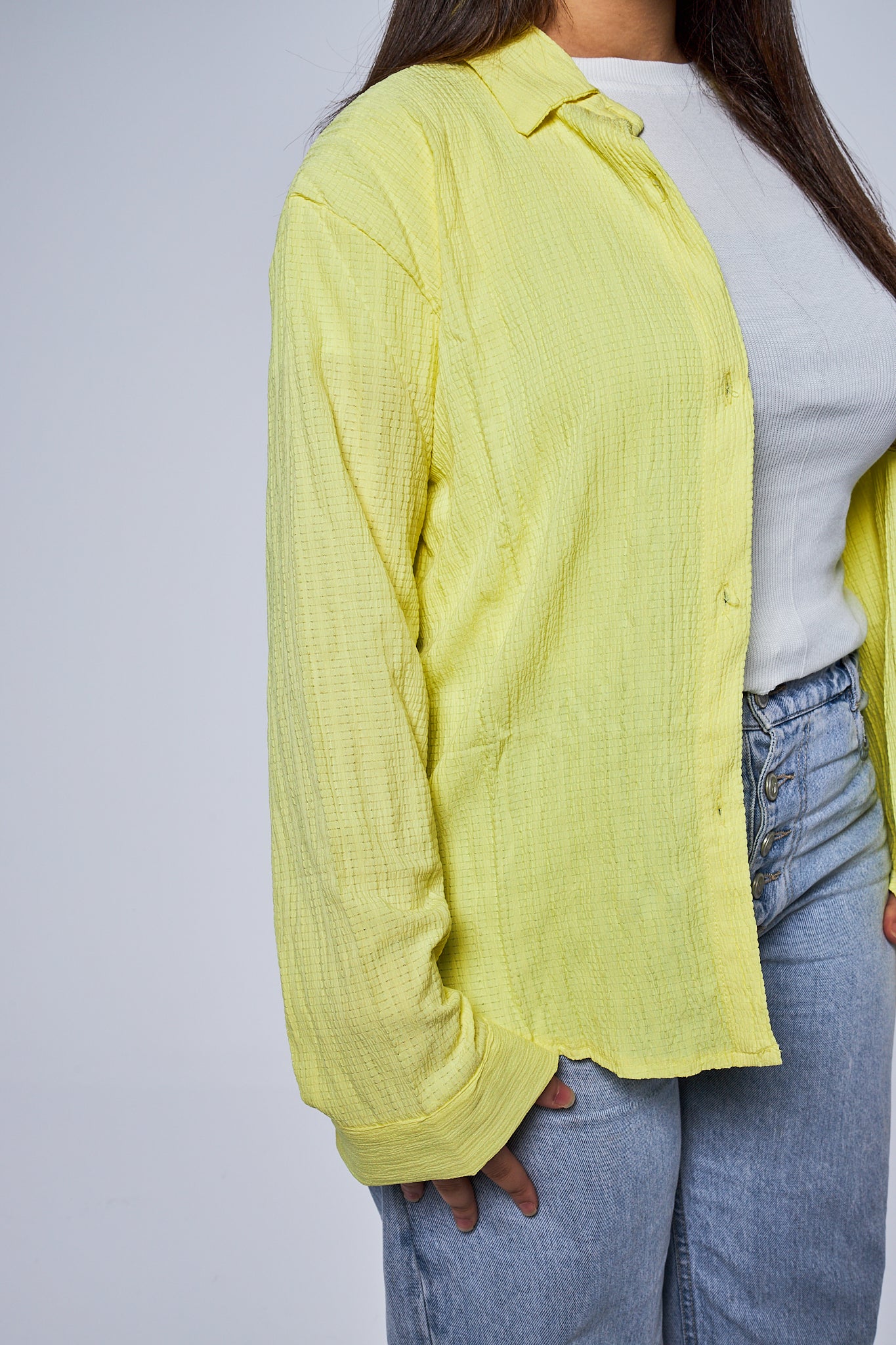 Sleeves Linen Shirt