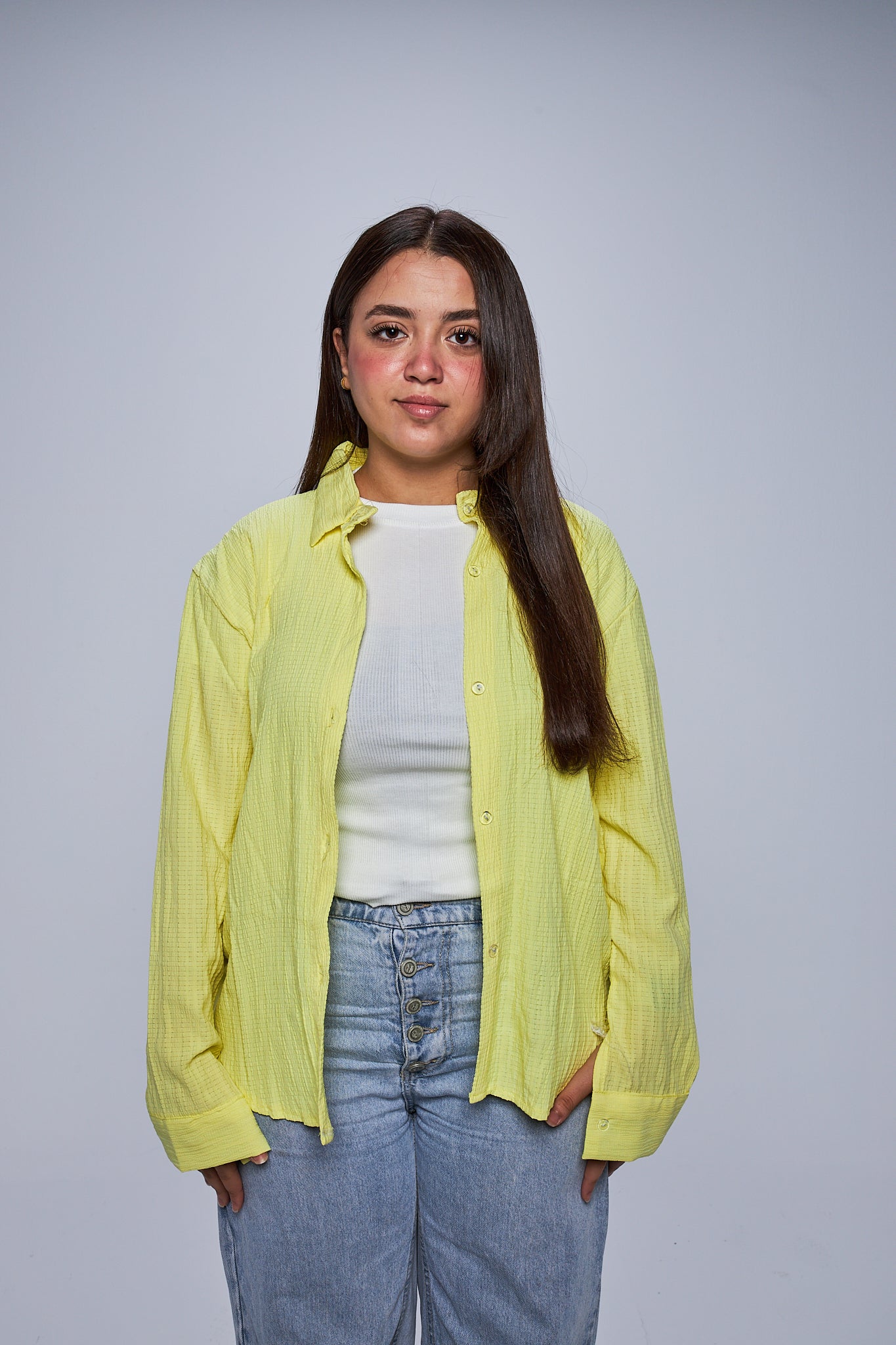 Sleeves Linen Shirt