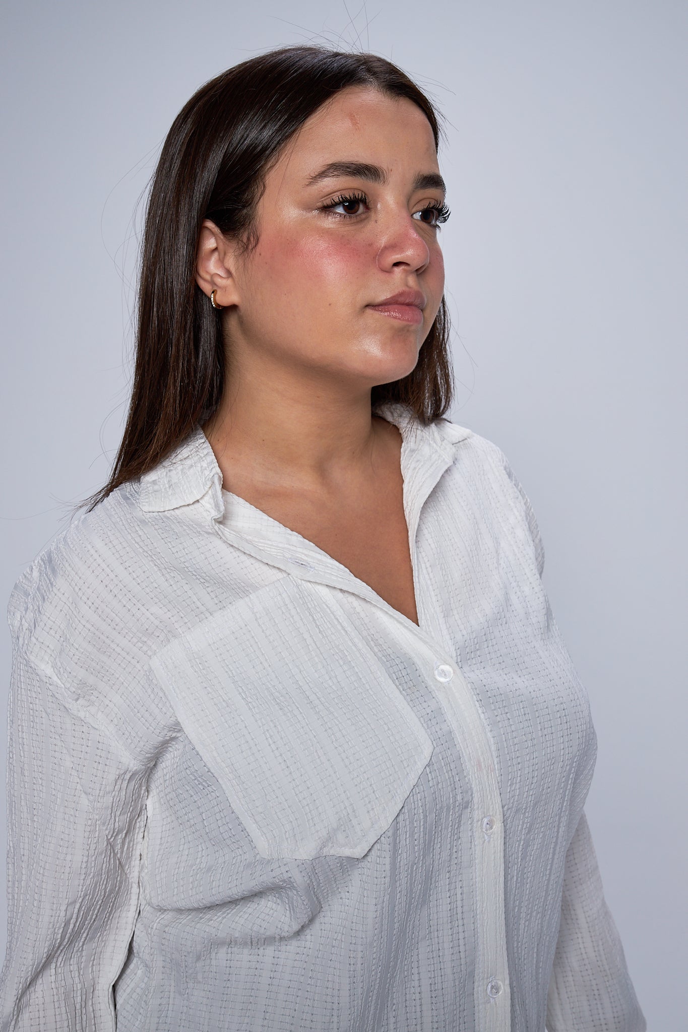 Sleeves Linen Shirt