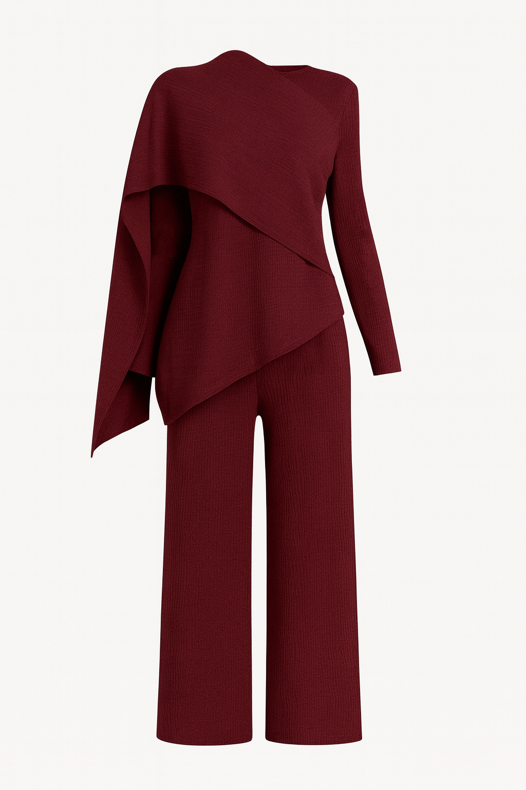 Elegant Asymmetrical Three-Piece Set